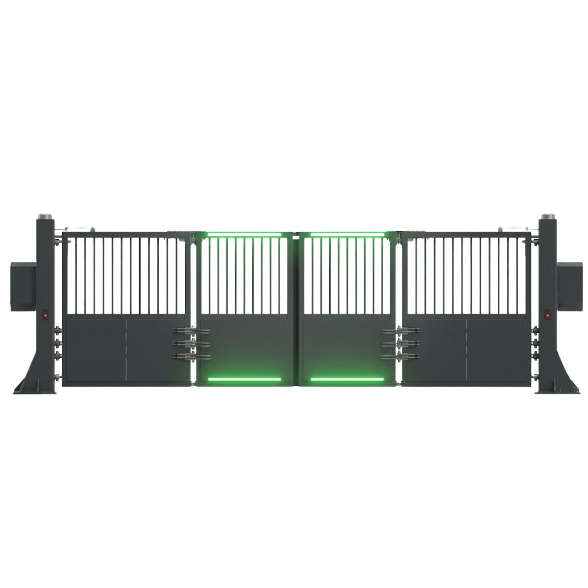 Schnellfalttor EntraQuick® Strong M40 von PeriGuard mit nachgewiesenem Anprallschutz.